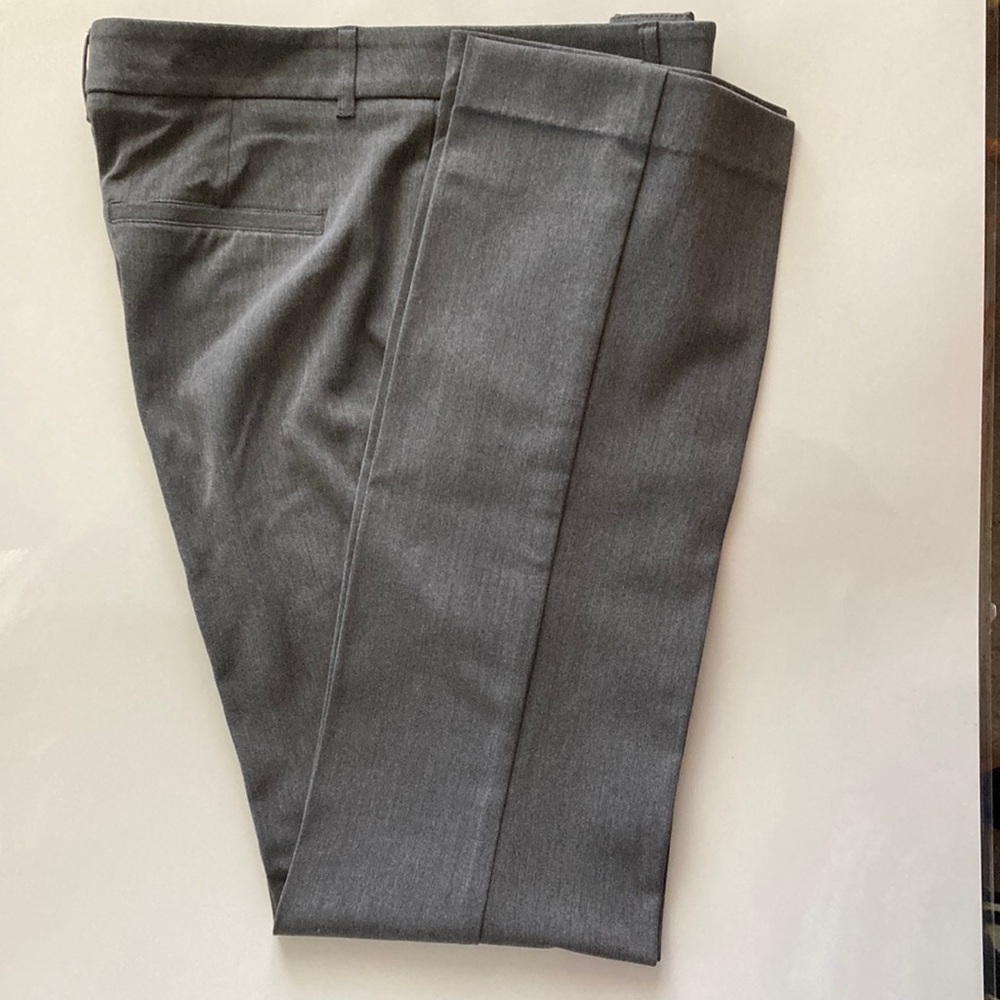 Maurices gray pants size 9/10 regular 63 % polyester 33% rayon. Made in Vietnam